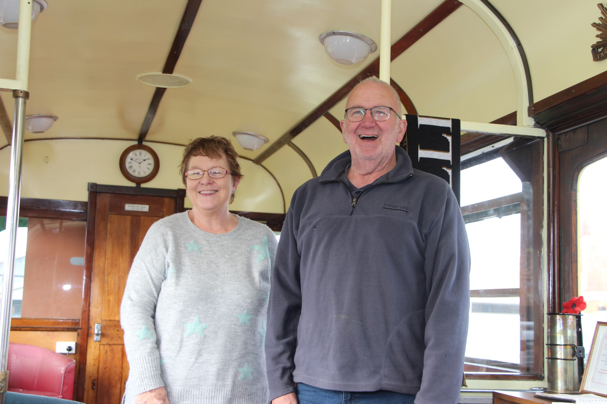One year on: Members of the Terang Returned and Services Leagues club, including Judy Walters and Gary McKenzie, have celebrated a milestone for the popular morning melodies fundraiser.