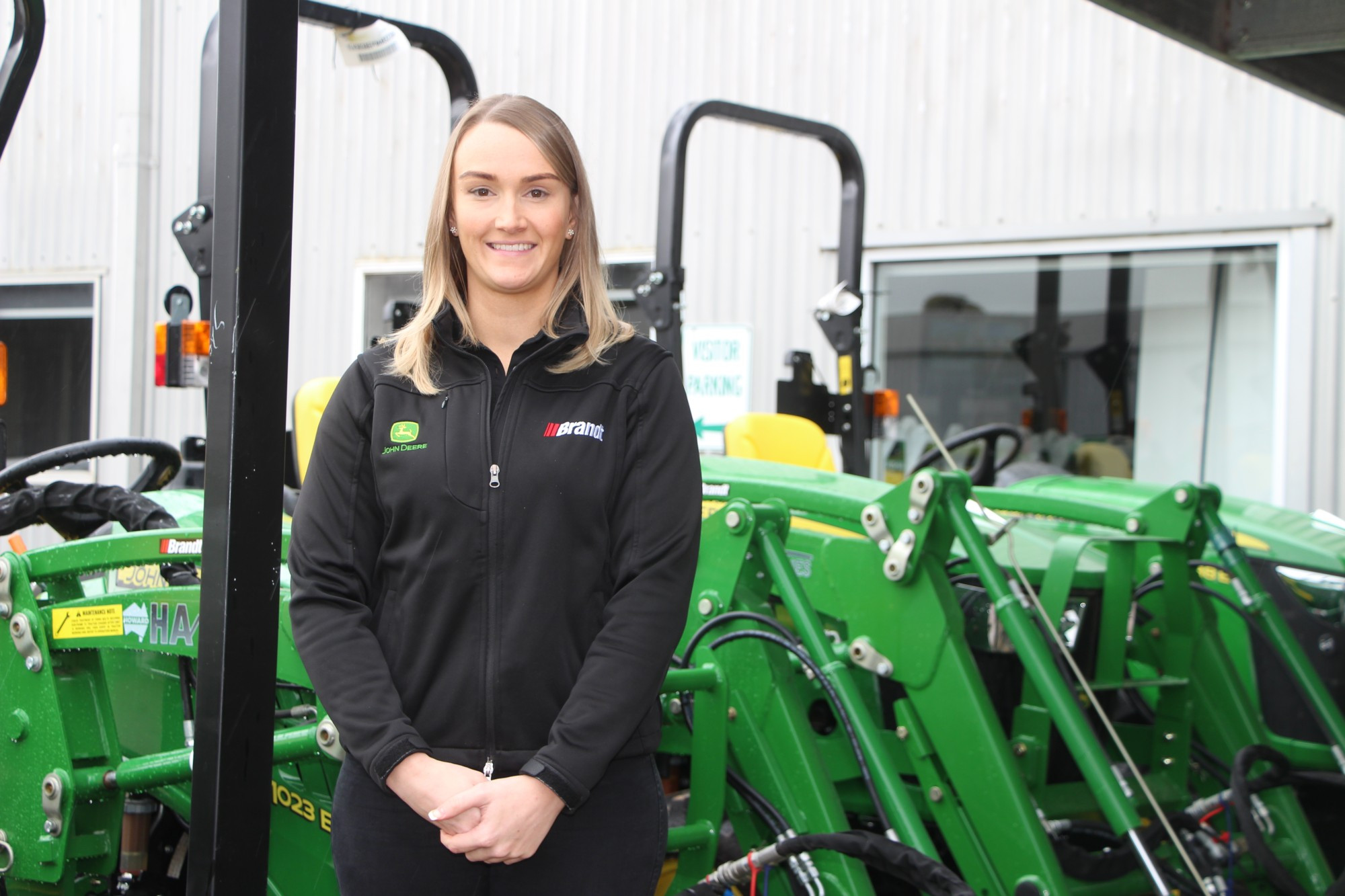 Congratulations: Brandt Terang parts manager Sarah Lewis has taken home the 2022 John Deere Parts Technician of the Year award.