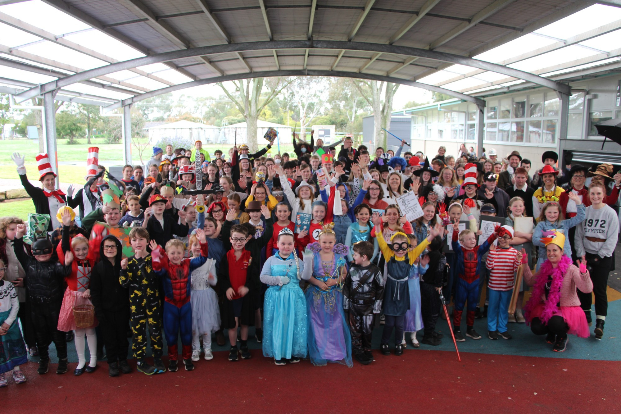 Dreaming with eyes open: Mortlake College students dressed to the nines as part of Book Week 2022.