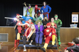 Superheros and villains: Terang College seniors were heavily inspired by iconic Marvel and DC comic book characters.