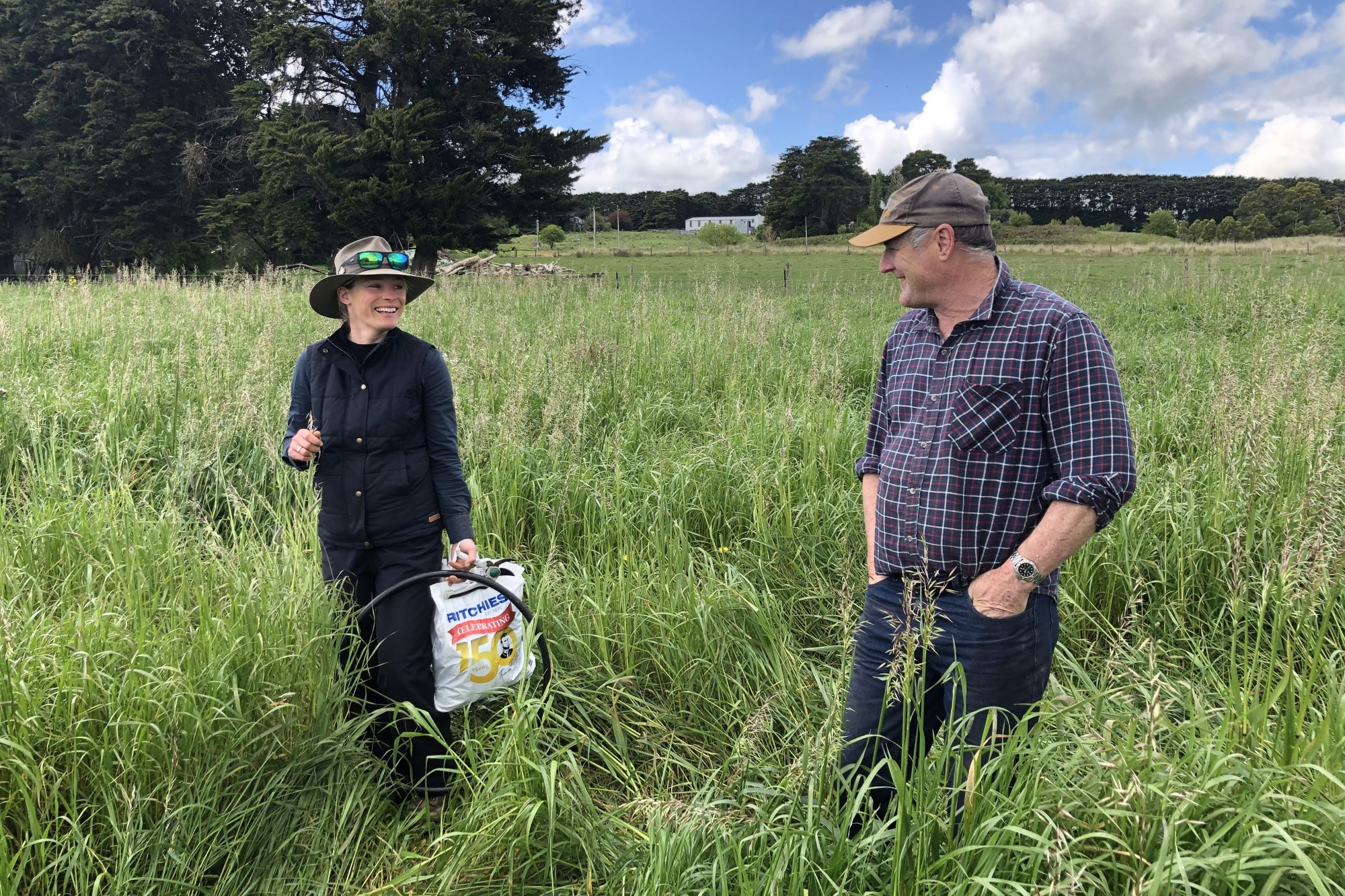 Innovation: Jade Killoran and Tony Evans have helped to design a cultivation calculator for local farmers.