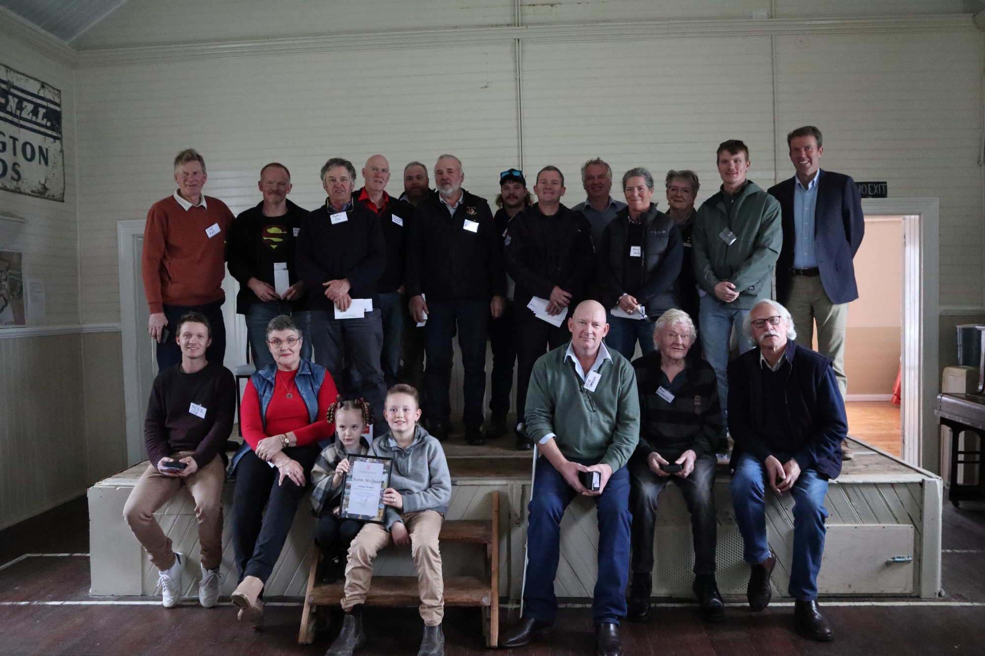Recognition: A presentation day was held for long-term members of the Darlington CFA recently.
