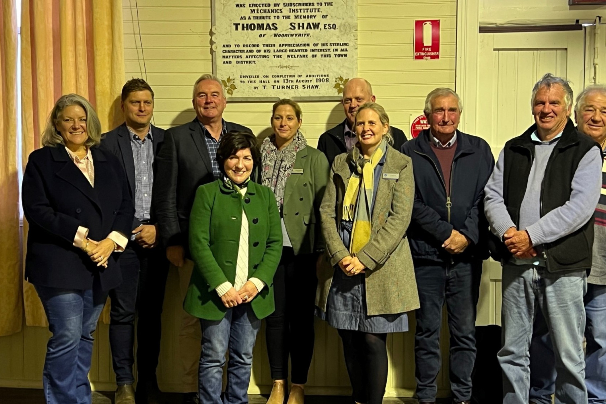 Working together: Increased collaboration across council boundaries was the aim of a joint meeting between Moyne and Corangamite shire councillors recently.