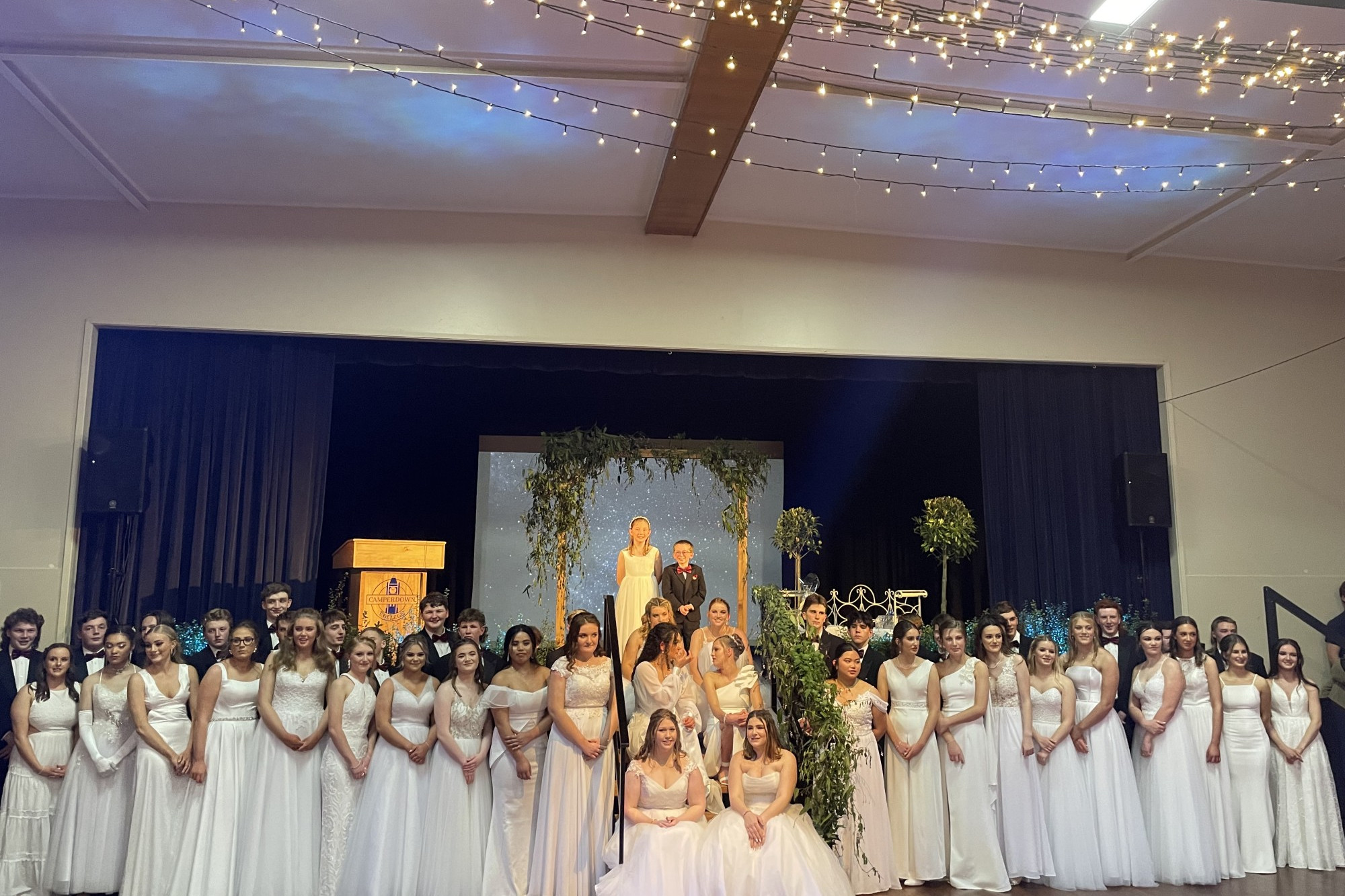 Camperdown College students completed their deb ball recently.