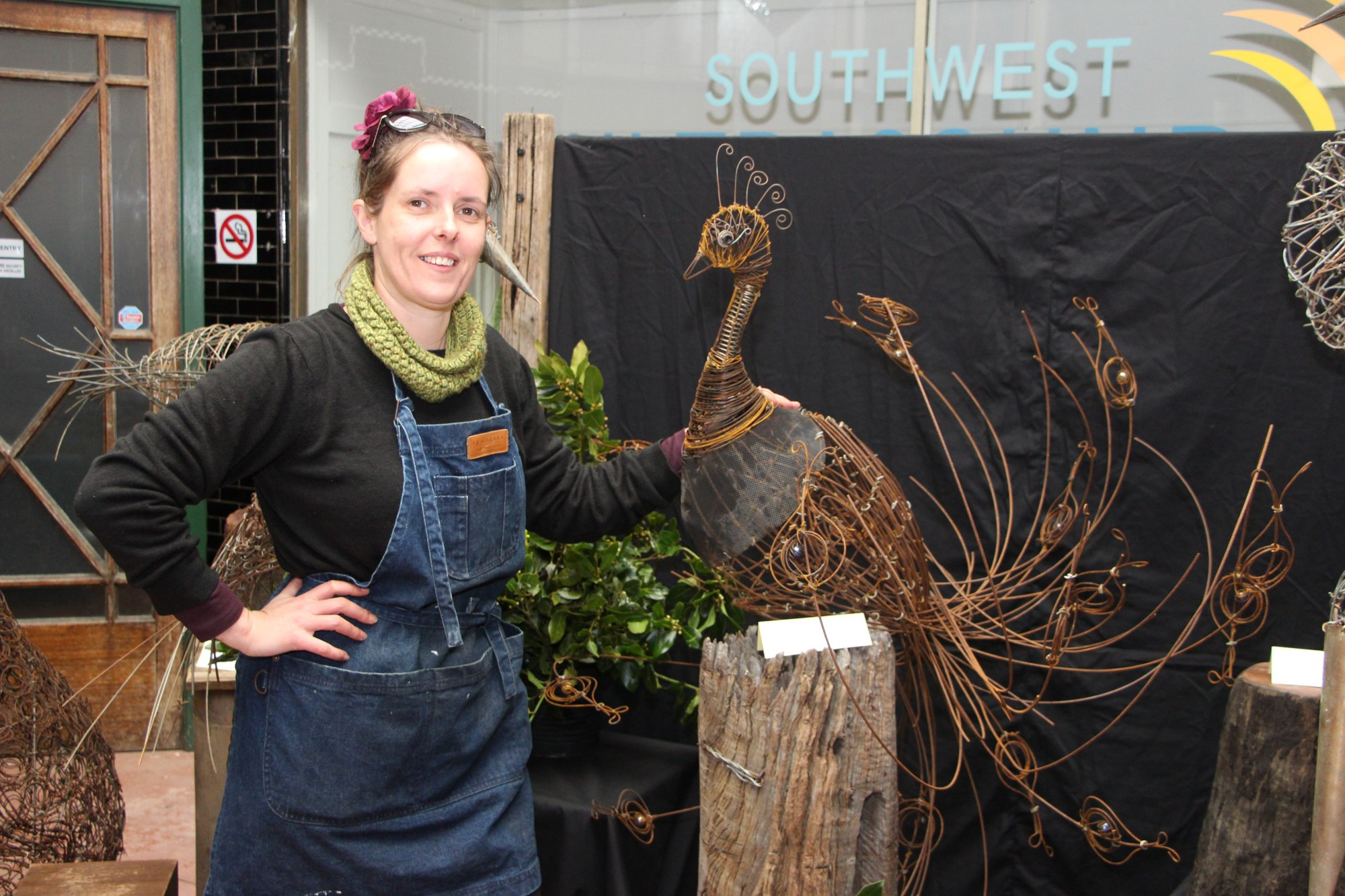 Happy Birthday: Rusty Spanner Studio owner Chelsea Pope celebrated the first birthday of her business with the support of fellow small business owners.