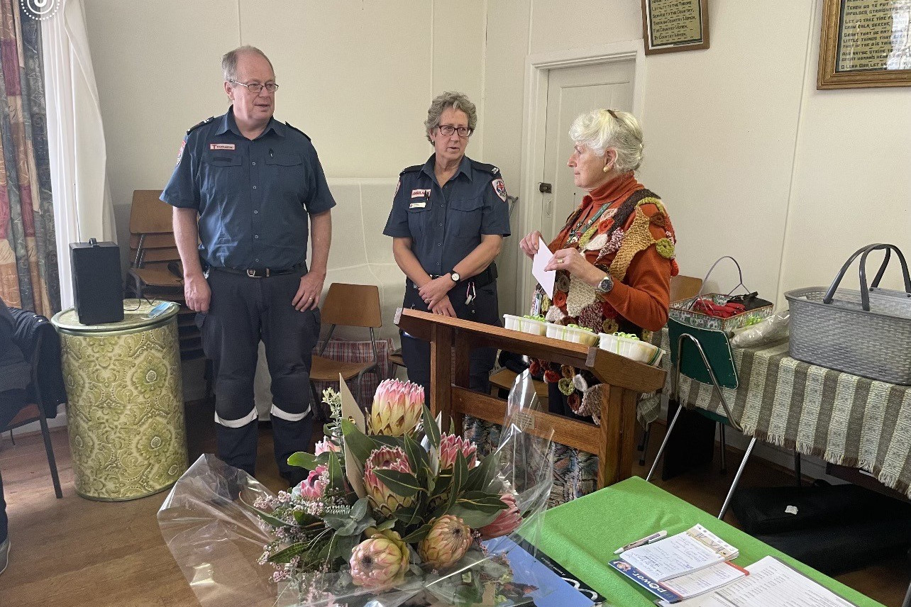 Record donation: Paramedics are usually the first to rush to the assistance of the community, but this time around it was the Country Women’s Association coming to the aid of paramedics with a generous donation.