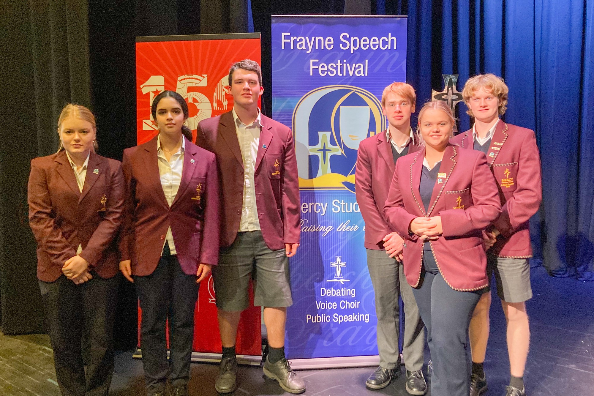 Mercy Regional College debate team members took part in the 2022 Frayne Speech Festival.