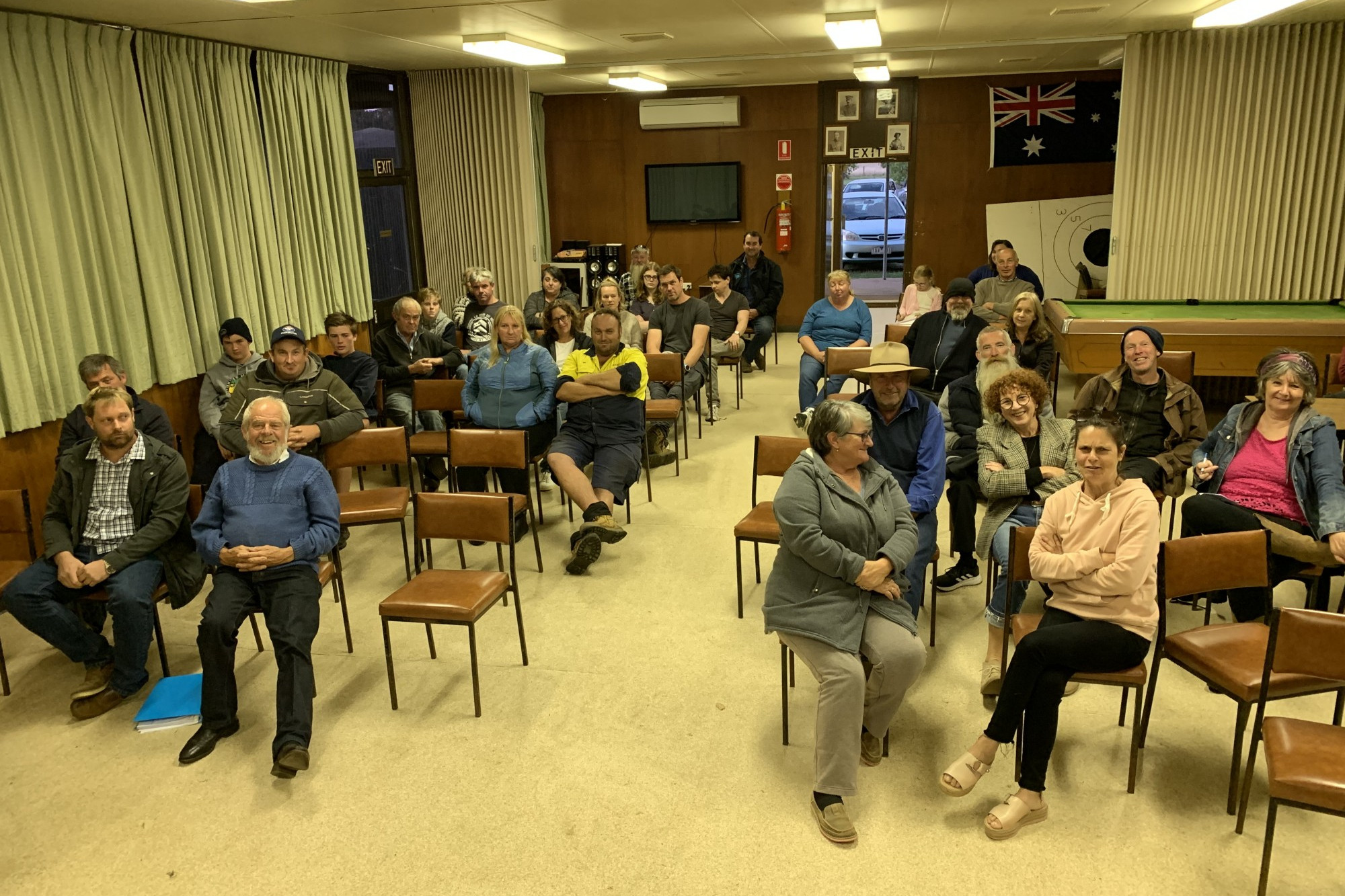 Position formed: Moyne Shire councillors voted 5-2 to form a position of support for the proposed bluestone quarry in Panmure, which has generated controversy and seen the establishment of an opposing community action group (pictured).