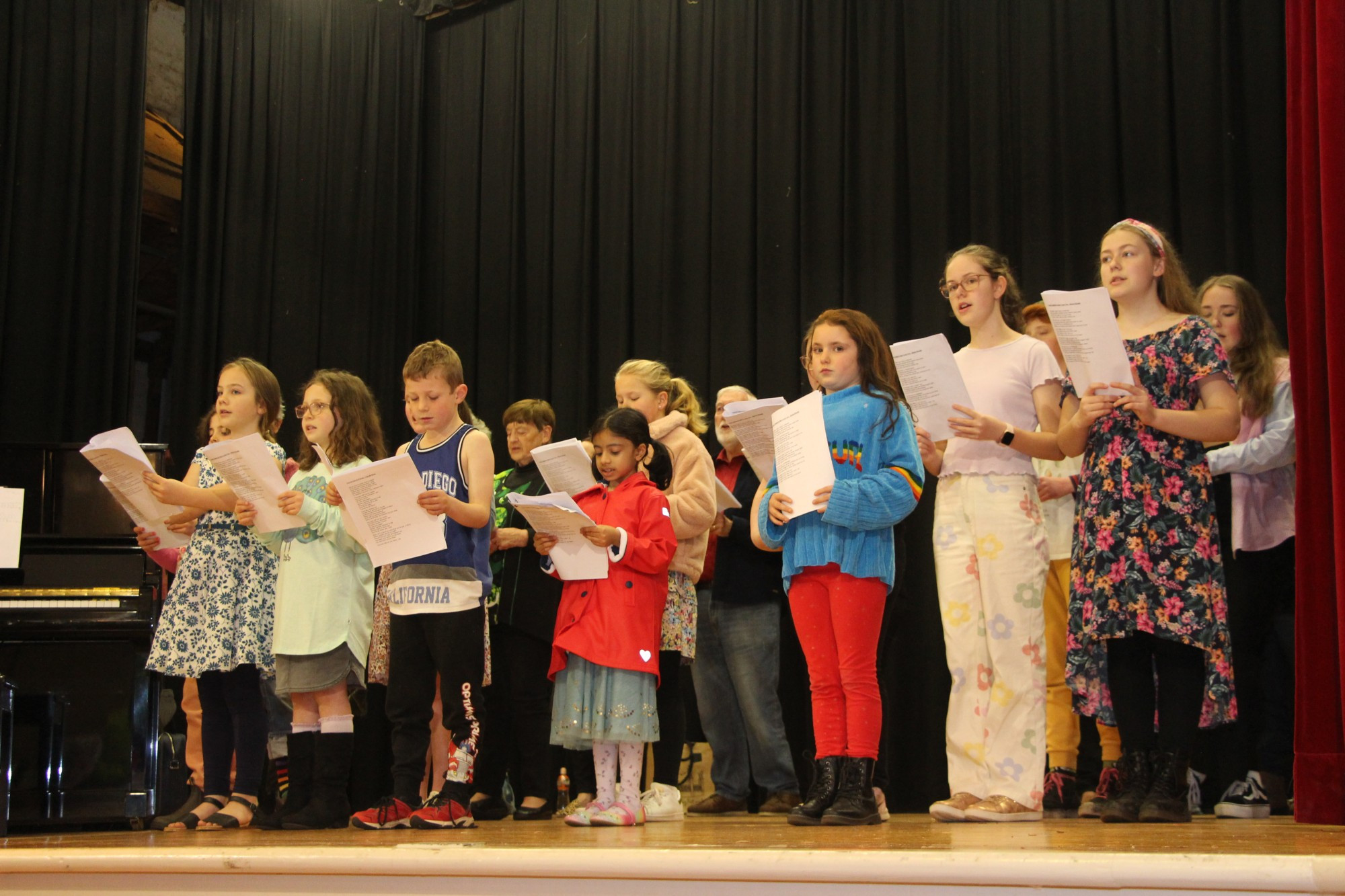 Sing it out: Participants of the Sing Out Loud workshops formed the Colour Terang Festival Choir, drawing rave reviews for their performance last Friday.