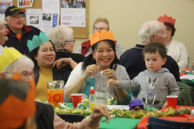 Young and old enjoyed the festive fun. 