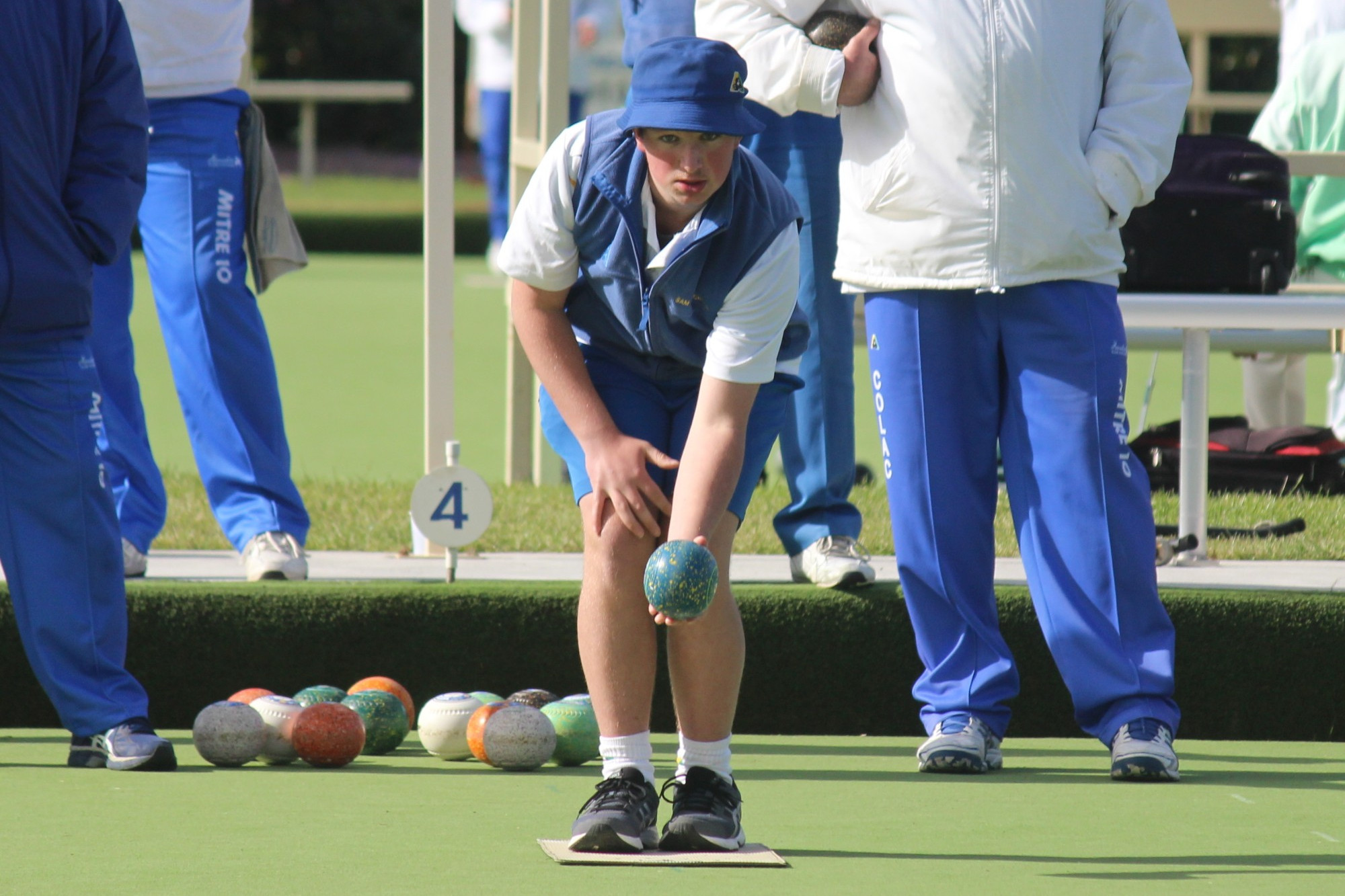 Sam Whytcross was part of a rink which claimed a four shot victory against Winchelsea.