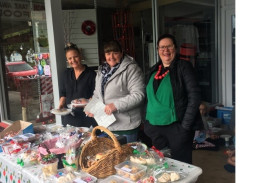 The Camperdown College cake stall was fully stocked with yummy treats. 