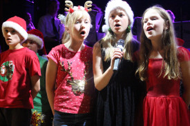 St Patrick’s Choir singers during a rendition of ‘Do You Hear What I Hear?’.