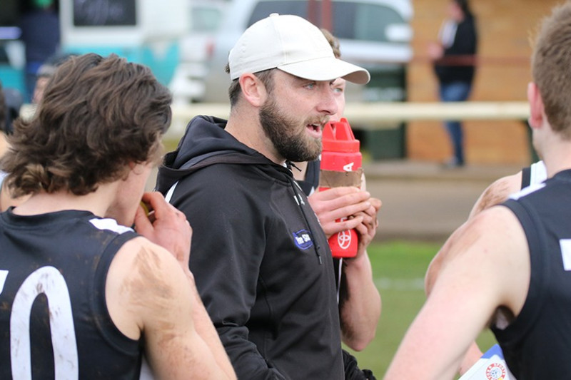 Coach Eddie Lucas will guide Camperdown’s under 18.5 footballers into battle tomorrow when they play for a spot in this year’s Hampden league grand final.
