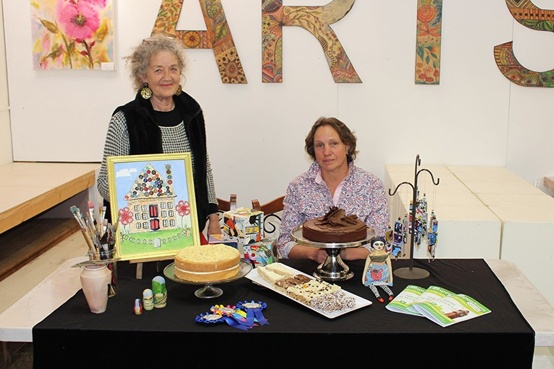 Corangamite Arts president Robin B and Camperdown Pastoral and Agricultural Society vice president Cheryl McMahon are excited to join forces to present this year’s arts and homecrafts section at the Camperdown Show.