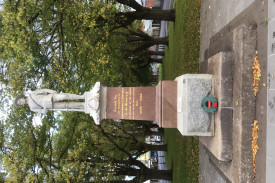 Wreaths were laid at Camperdown’s war memorials on Anzac Day. 