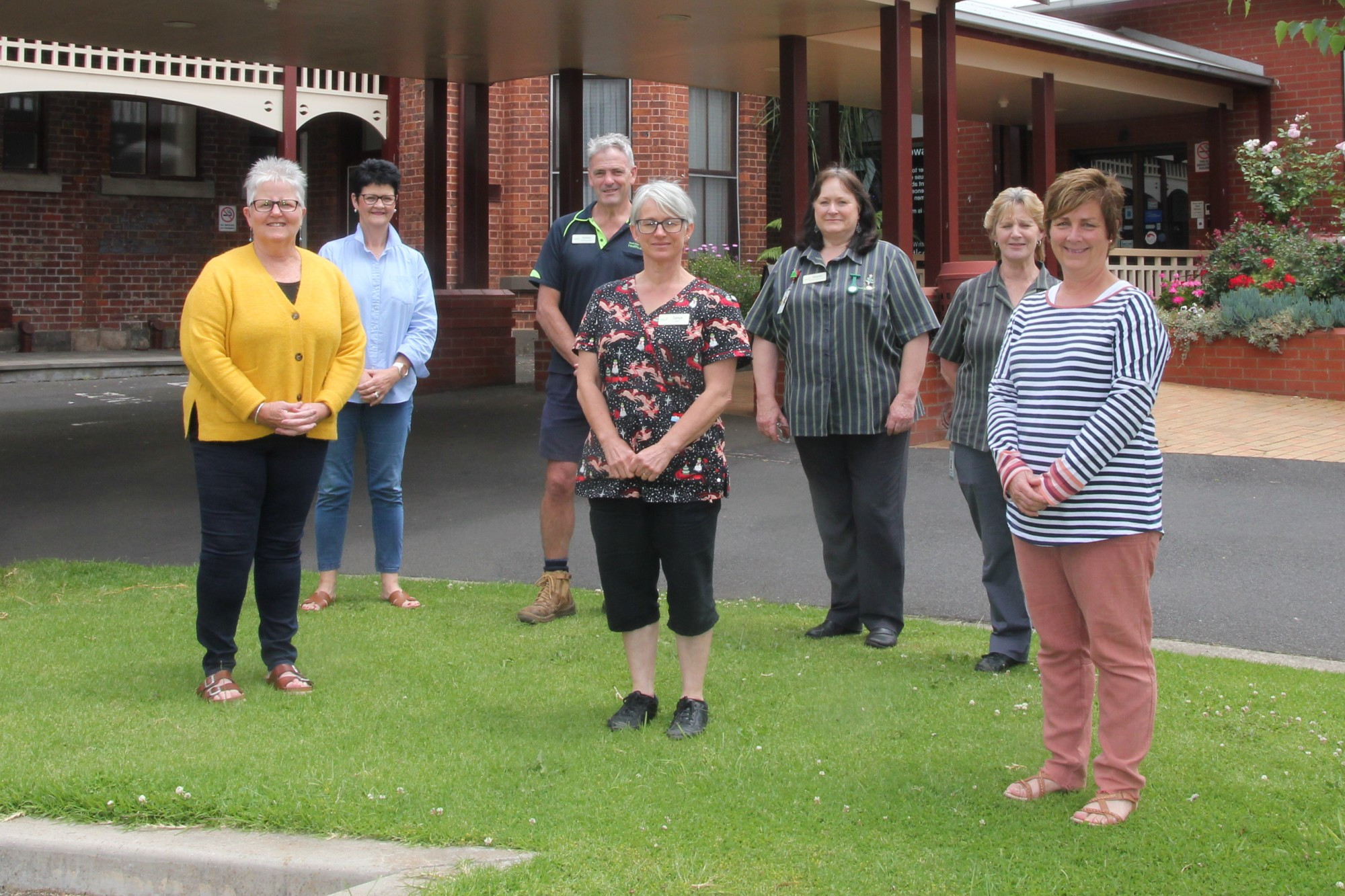 Congratulations: A number of Camperdown hospital staff received recognition of their long-service at the hospital.