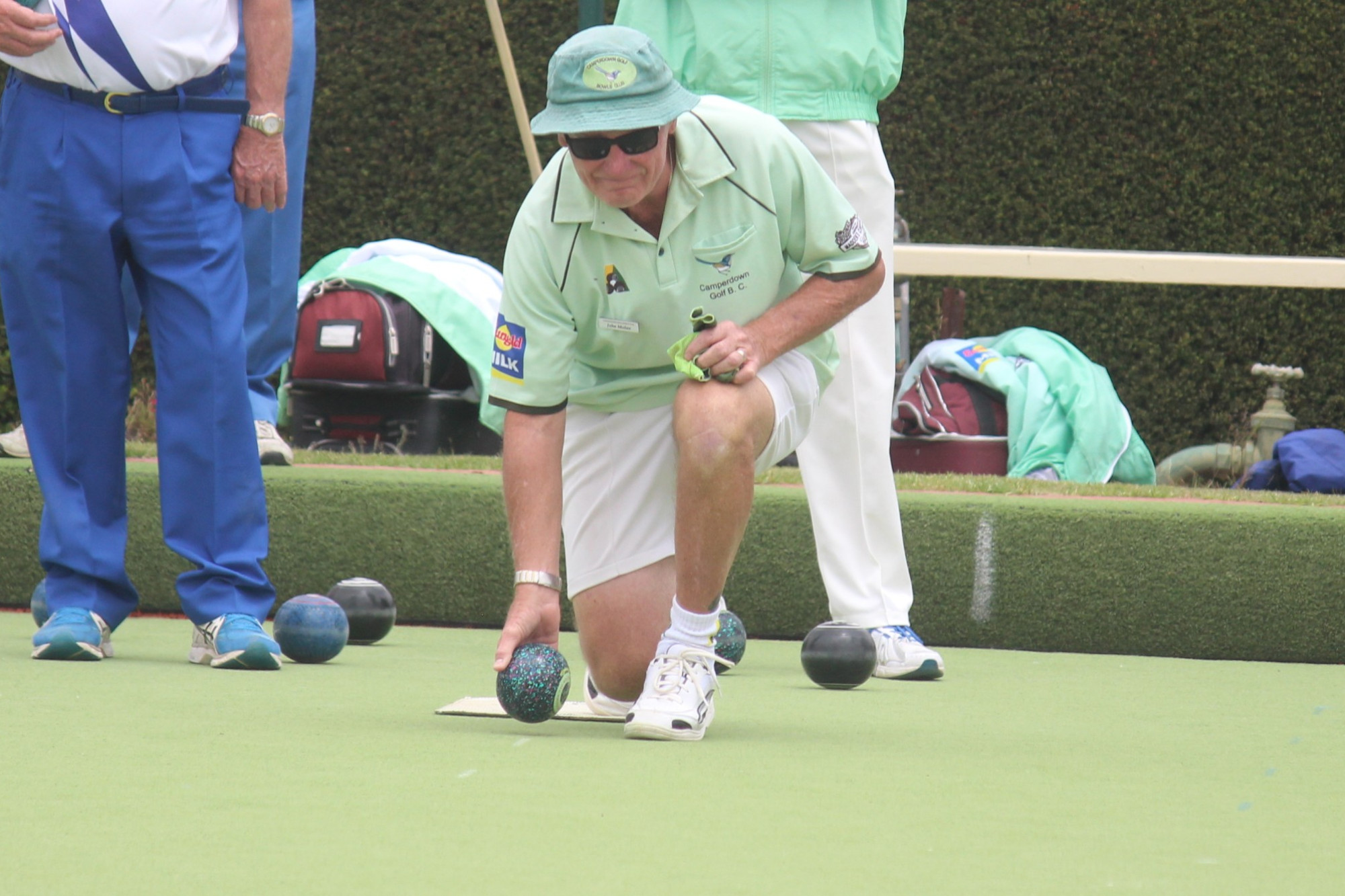 Camperdown Golf Bowls Club president John Molan was pleased his side secured victory against Simpson in the final round of Saturday pennant.