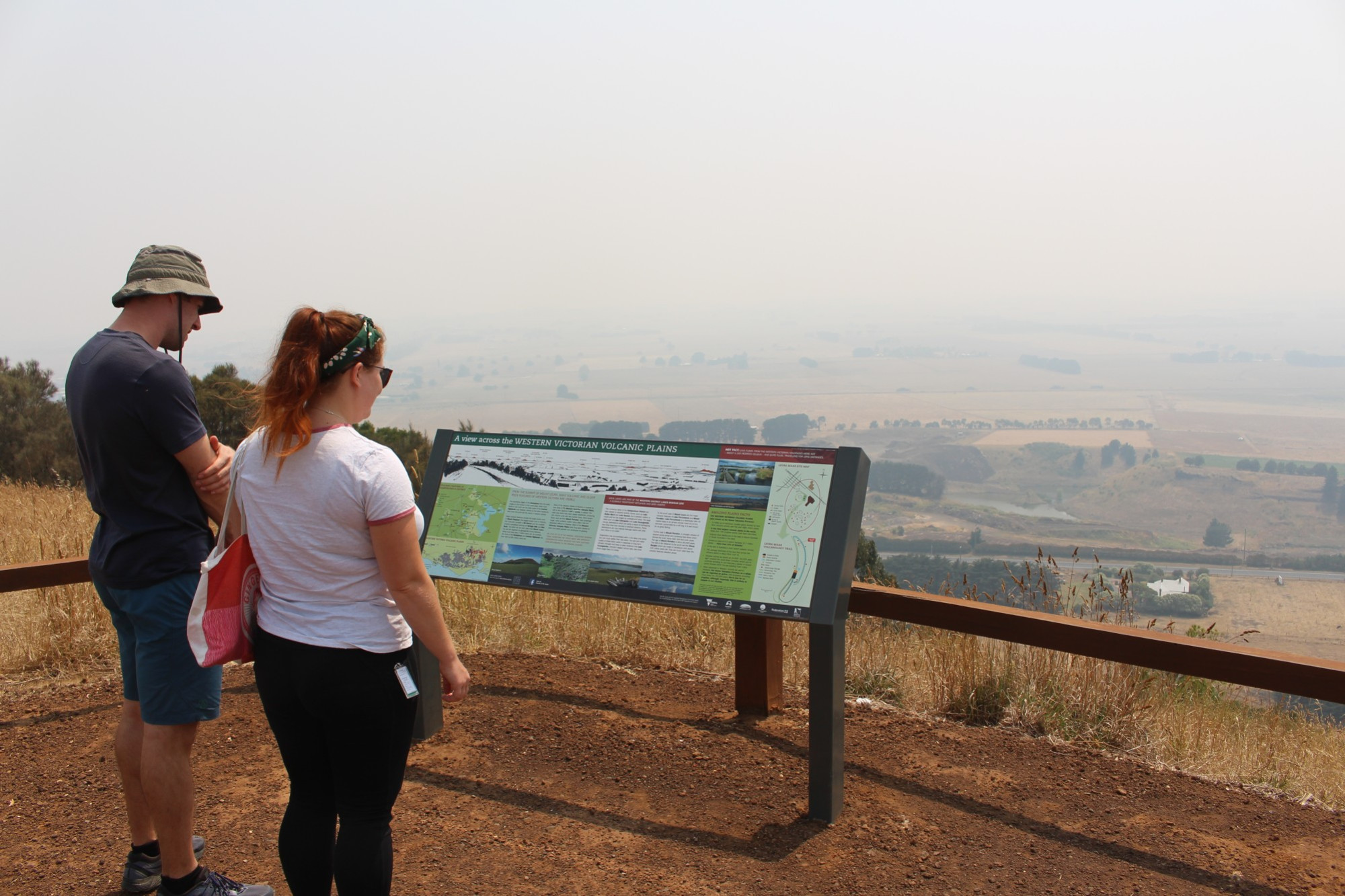 Visitors to Mount Leura expecting to take in sweeping views over the Western Plains were left disappointed this week when dense smoke from Victoria’s bushfires shrouded the district.