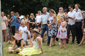 Fashions on the Field were a crowd pleaser for attendees. 