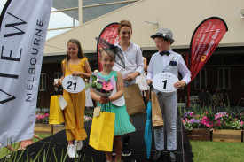 Junior Fashions on the Field winners and runners up.