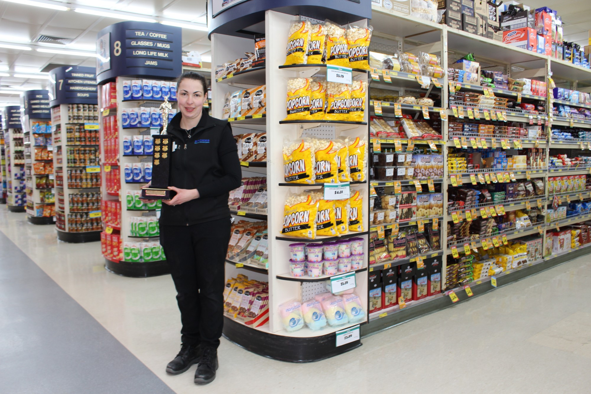 Congratulations: Ritchies IGA Camperdown store manager Ebony Marshall was named as Ritchies Store Manager of the Year in Victoria.