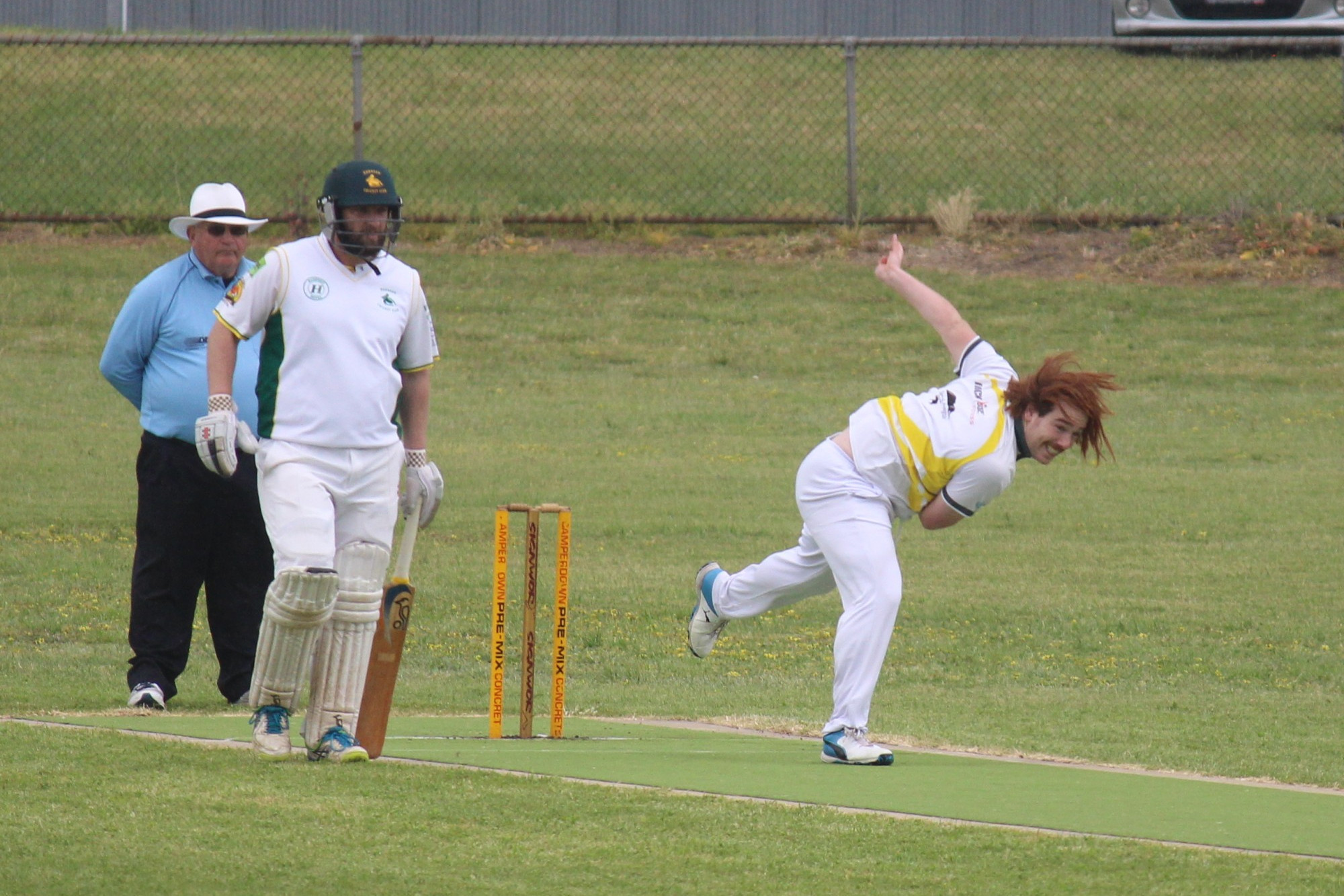 Camperdown pace bowler Jordan Riches is no stranger to South West Cricket grand finals.