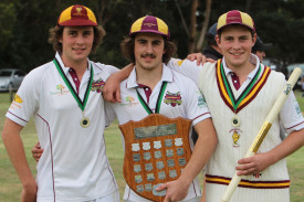 The Darcy brothers (l-r) Tom, Jack and Sam were all part of the Bulls’ division one side. 