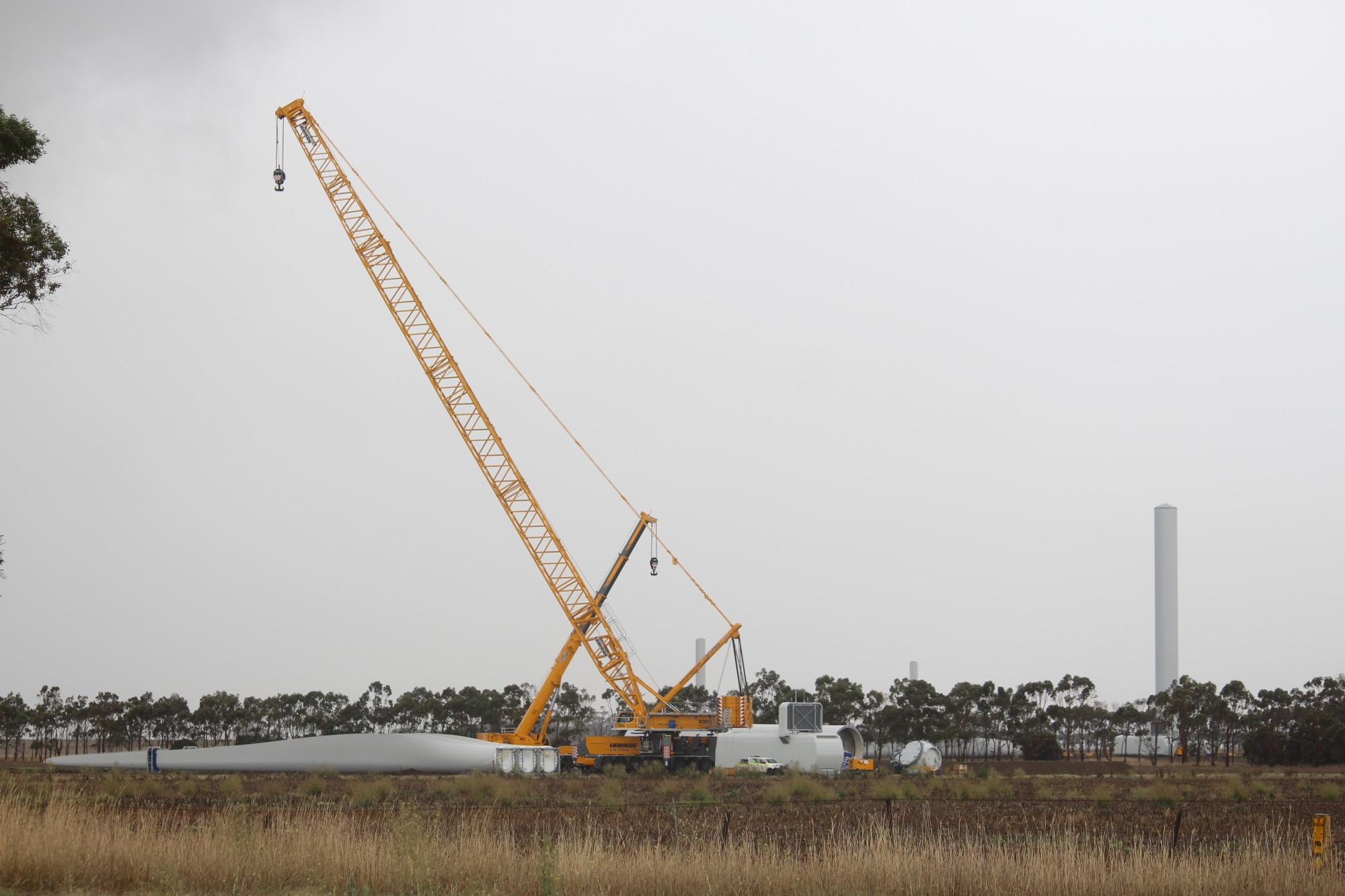 Construction in full swing on the Berrybank Wind Farm project - feature photo