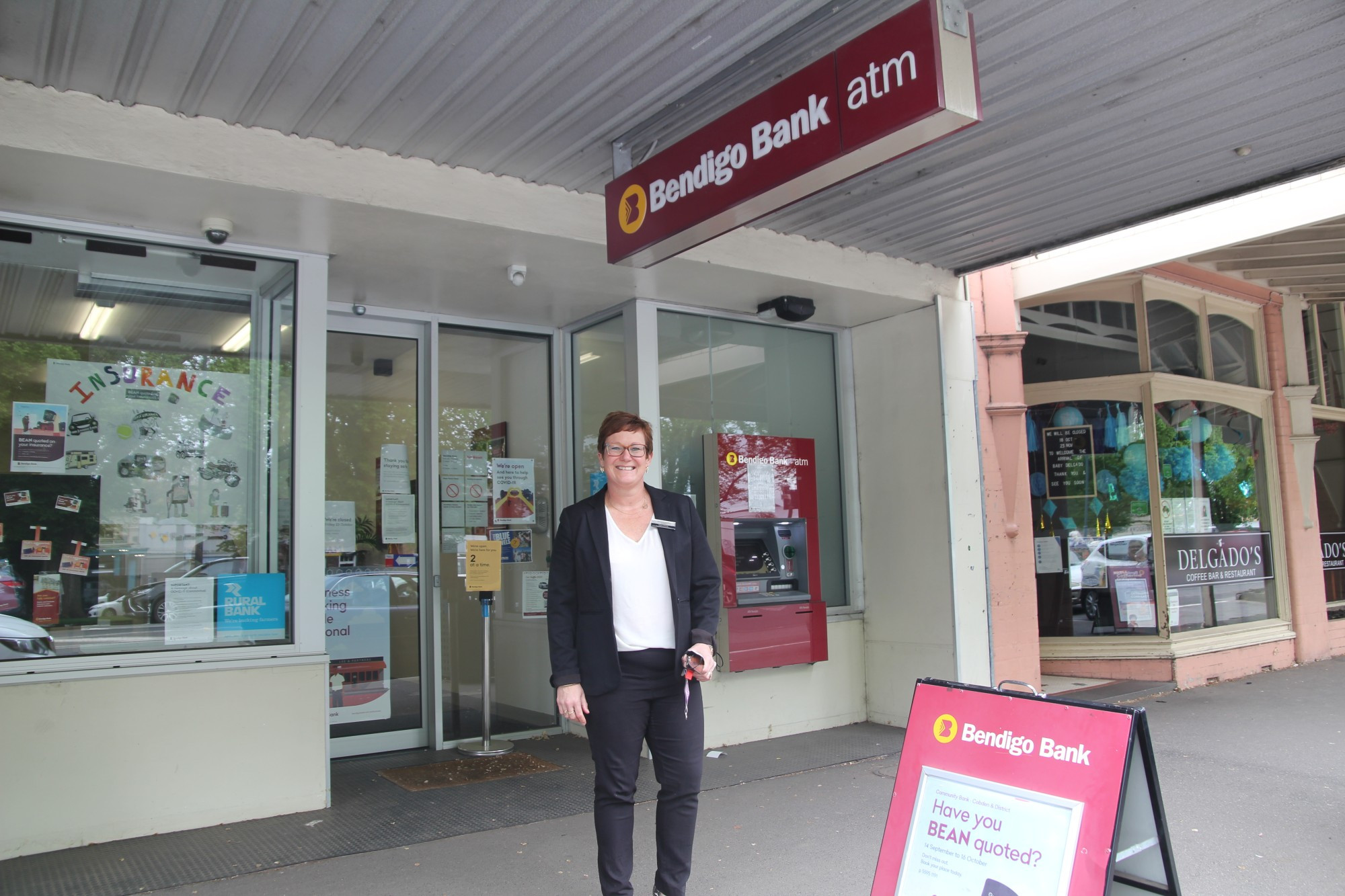 Community bank: Cobden and District Community Bank board chairman Brooke Love said more than $60,000 in donations had been made to the Corangamite region in the past financial year.