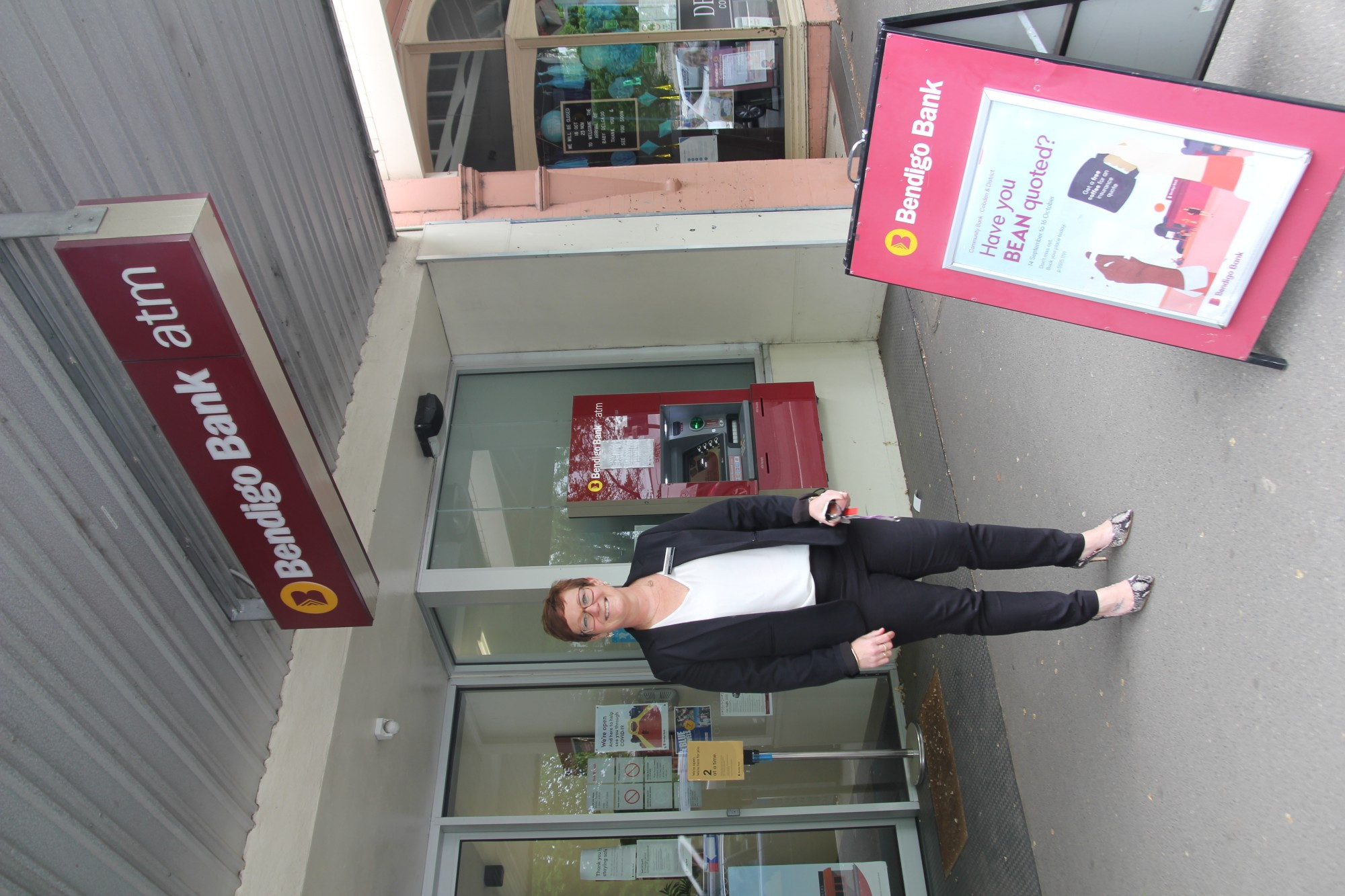 Community bank: Cobden and District Community Bank board chairman Brooke Love said more than $60,000 in donations had been made to the Corangamite region in the past financial year.