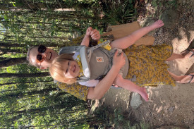 Goldie and her mum Charlene. 