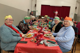 About 50 people attended this week Camperdown Uniting Church Christmas Community Meal on Wednesday. 