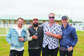 A group travelled in from Geelong to enjoy their day. 