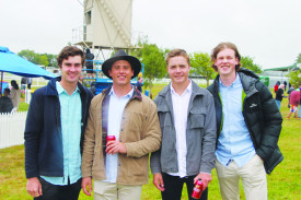 Angus Gordon, Jack Helmore, Sam Rial and Luke Bone. 