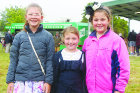 The weather didn’t stop the kids from having a great day at the races. 