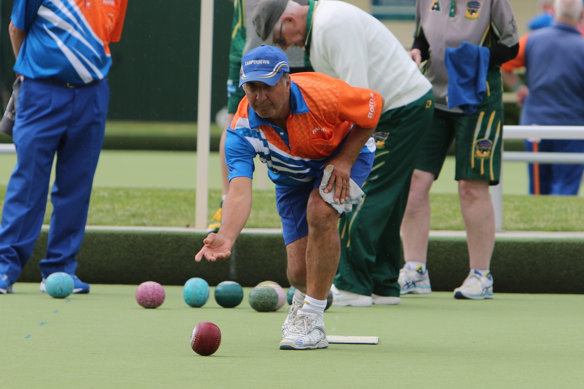 Big match ahead: Camperdown’s Harry Someren will be hoping to play his part as the Giants seek its first win of the Corangamite bowls season.