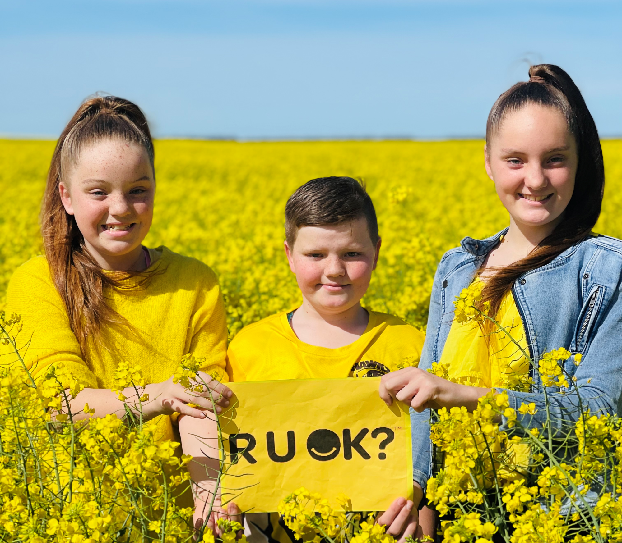 Video filmed: Camperdown College students Koby and Noah Clarke took part in the school’s R U OK Day last week.