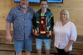 Wilba Cheeseman won the Paul Fitzgerald Memorial award as well as dominating the awards presentation in both division three and under 16s. 