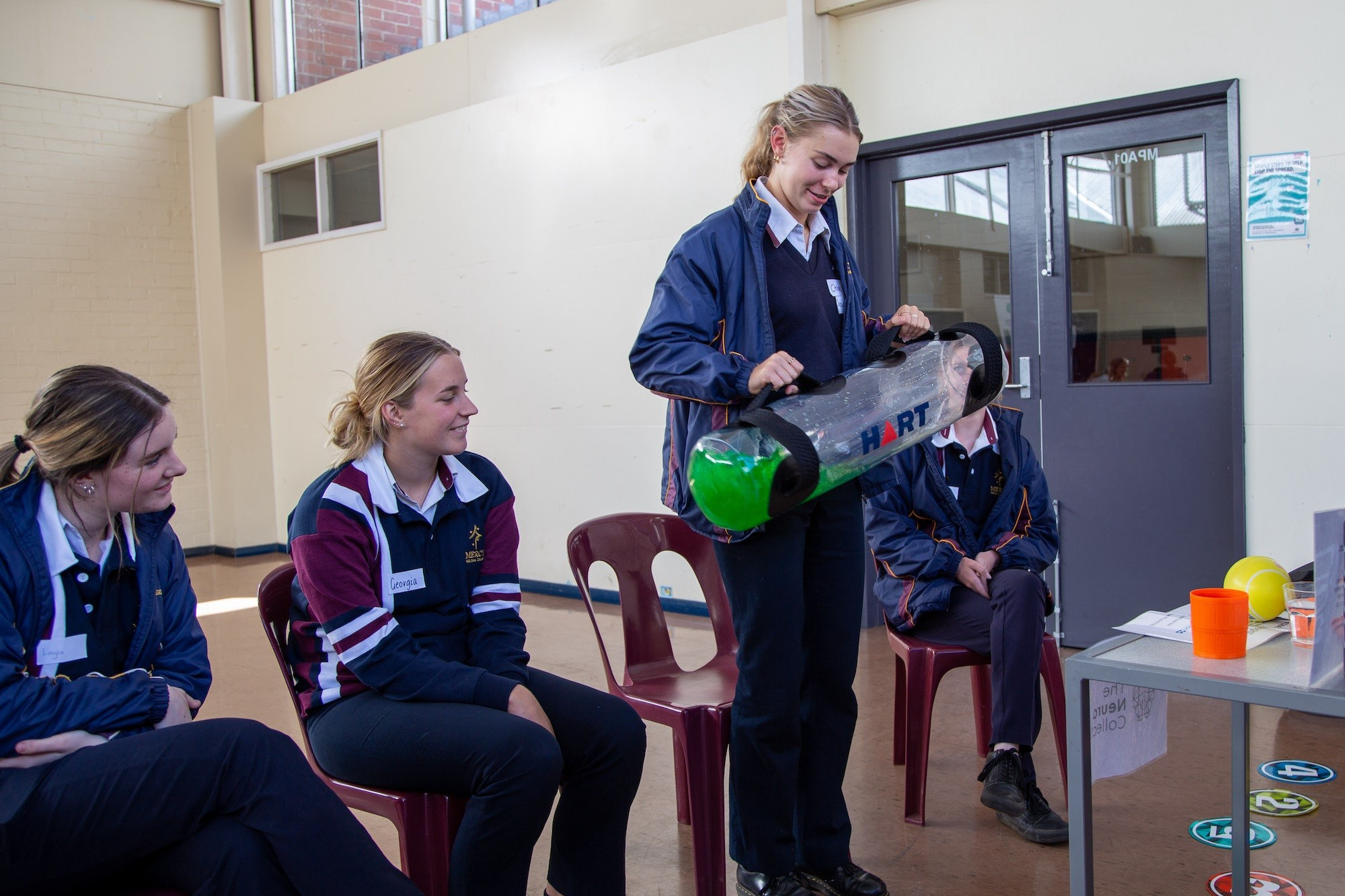 Career path: MRC students took part in an allied health expo recently.