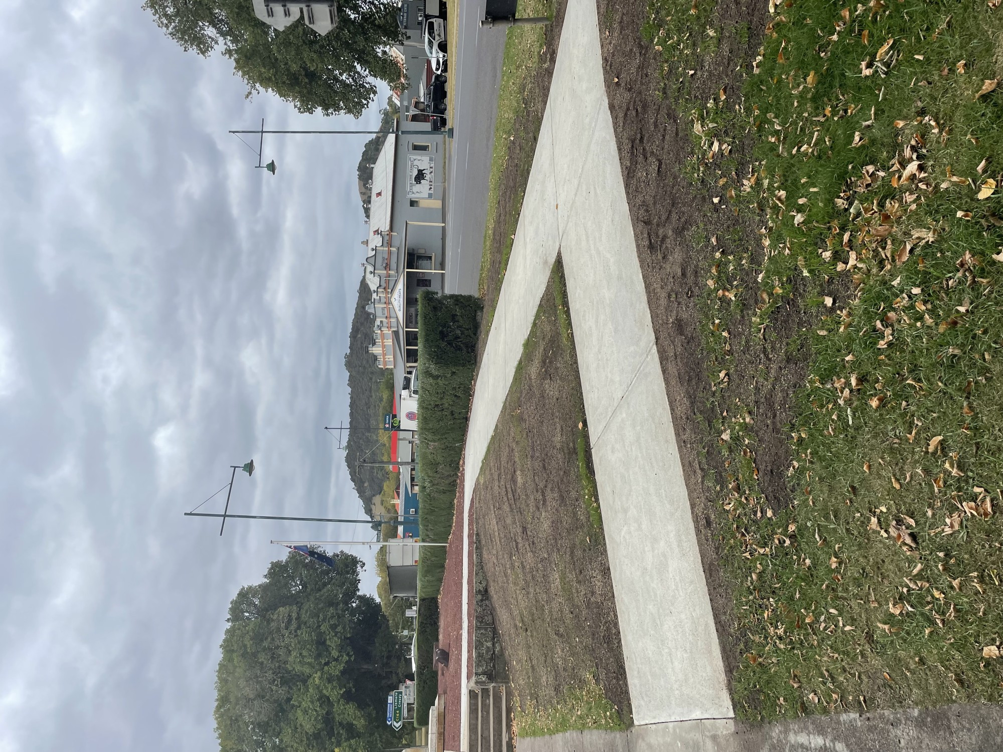 New ramp: Access will be easier to the Camperdown War Memorial thanks to the installation of a new ramp.