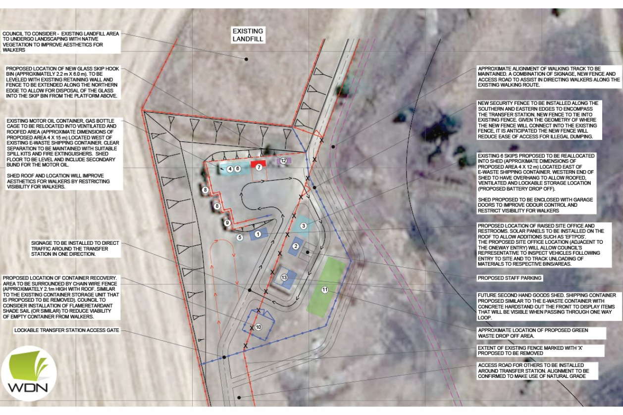 New look: Drop-in sessions will be held today and Sunday giving locals a chance to have their say on a redesign of the Derrinallum waste transfer station.