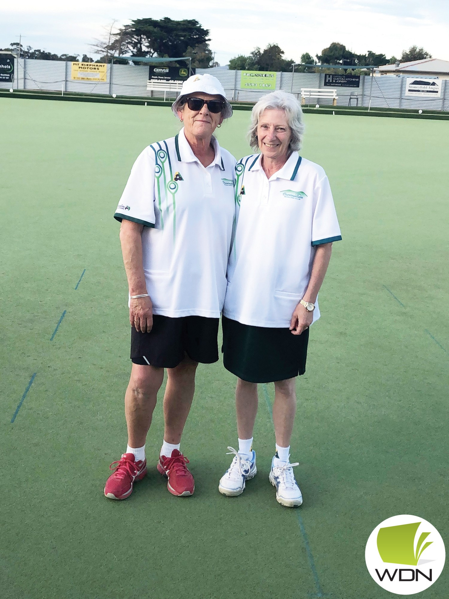 Men’s winner Robert Morrison (left) with runner-up Paul Carmichael.