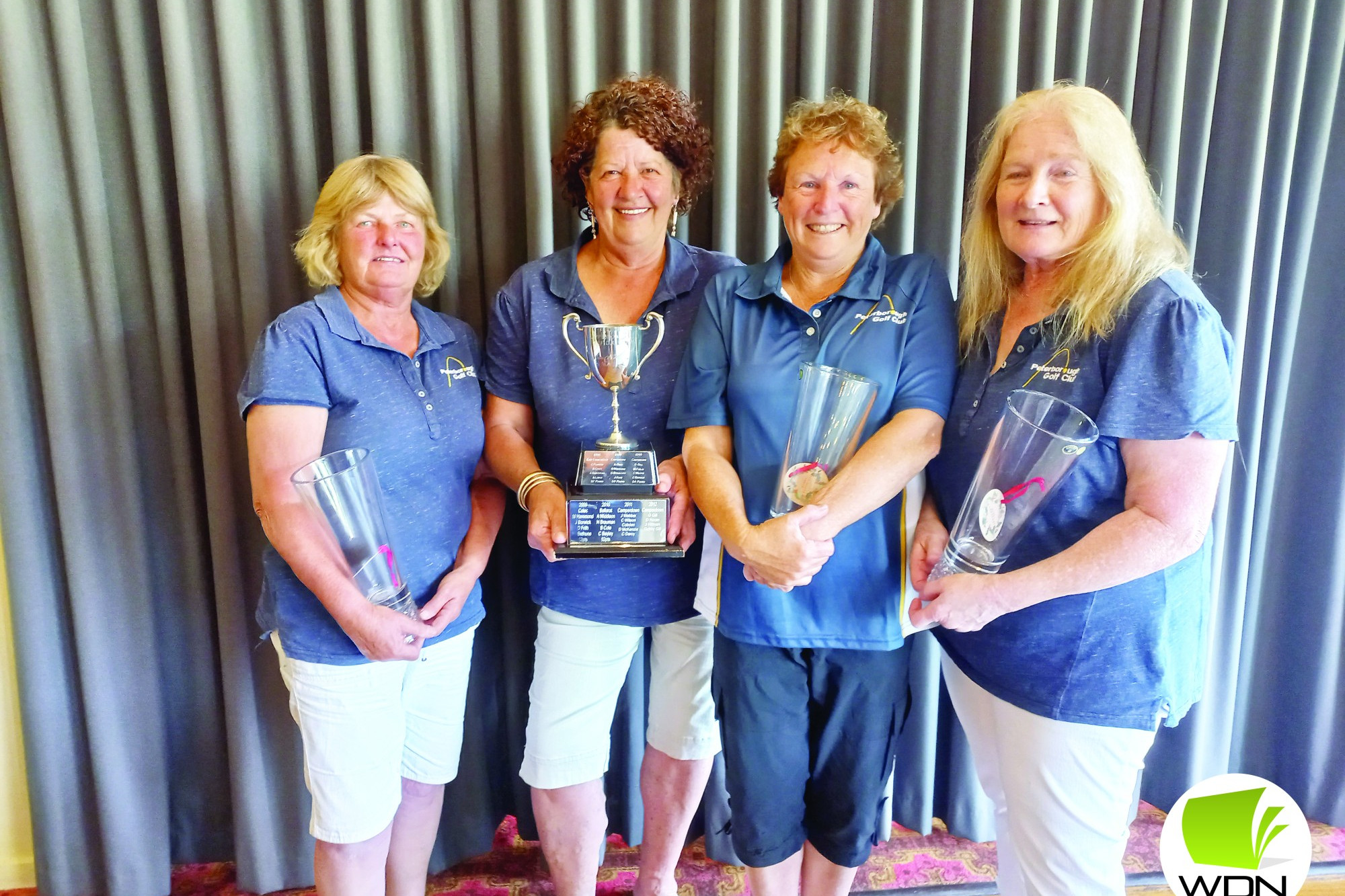 The winning team from Peterborough comprised Karen Matheson, Pam Payne, Jenny DeJong and Kathy Burl.