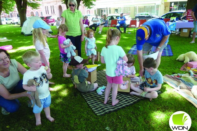 Camperdown Lions Club’s teddy bear picnic drew a crowd recently.