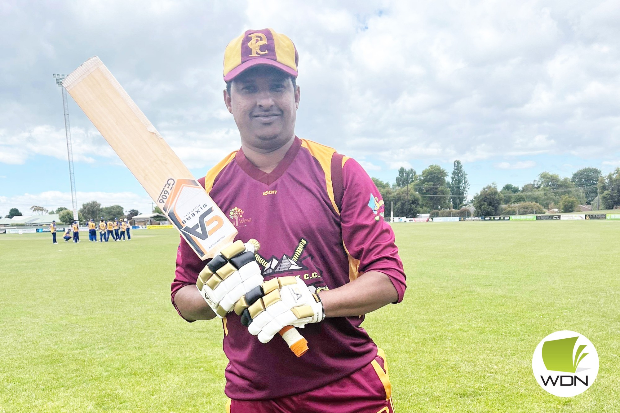 Tharaka Sendanayake was thrilled to make his first century for the Bulls last weekend.