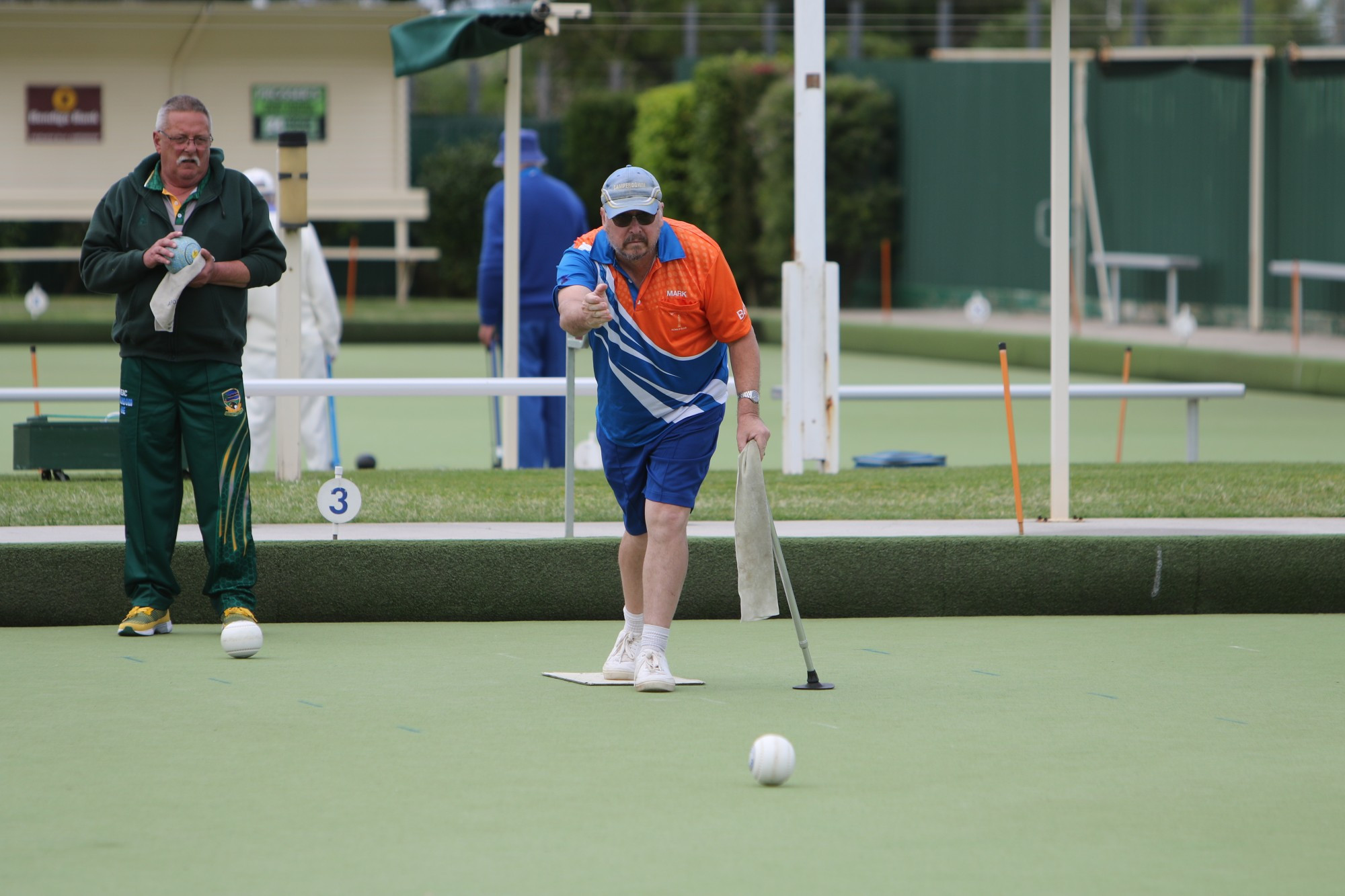 Comfortable victory: Mark McDonald led his rink most of the day to win 23-16.
