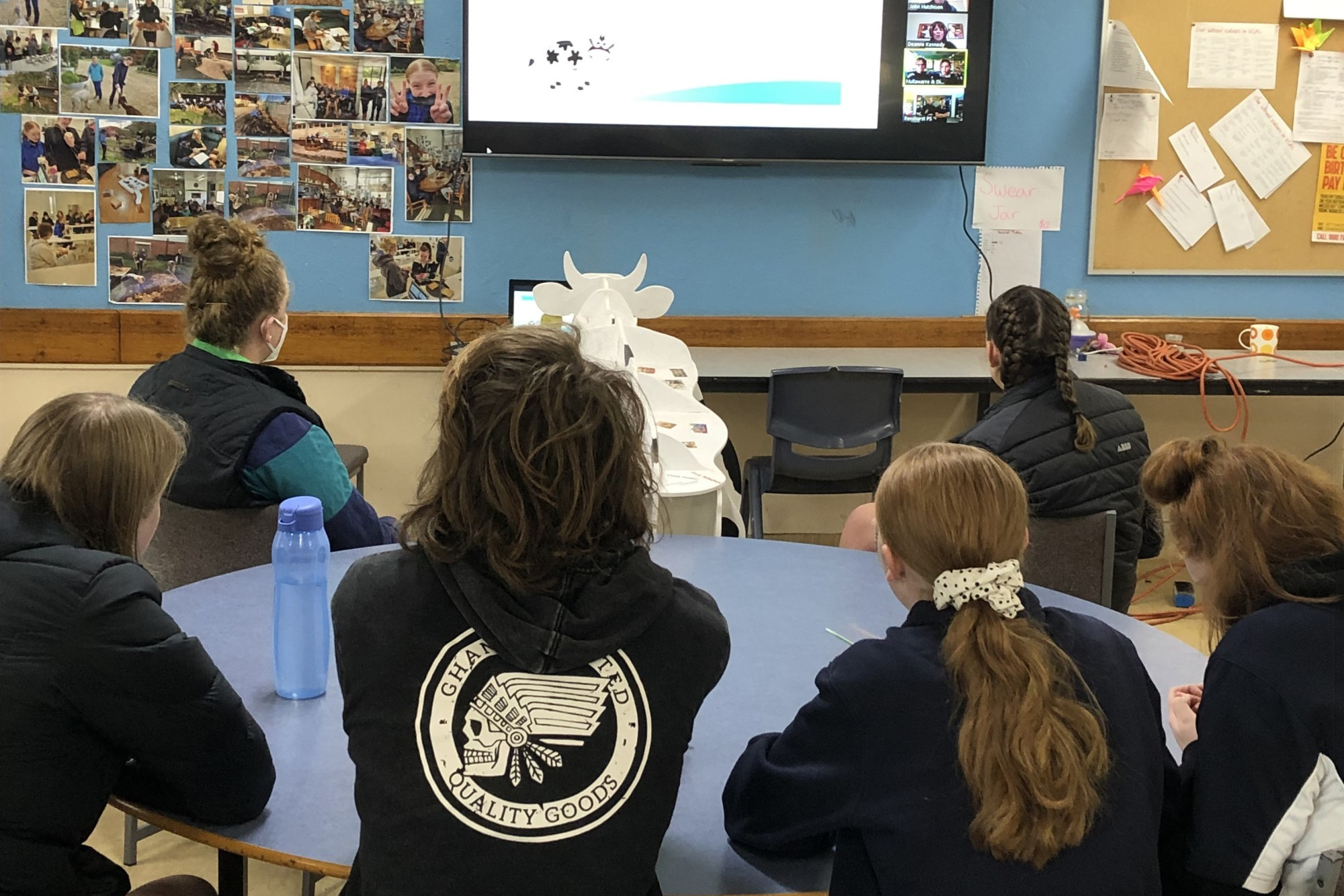 Congratulations: A Camperdown College senior team has taken out top prize in the annual Cows Create Careers challenge.