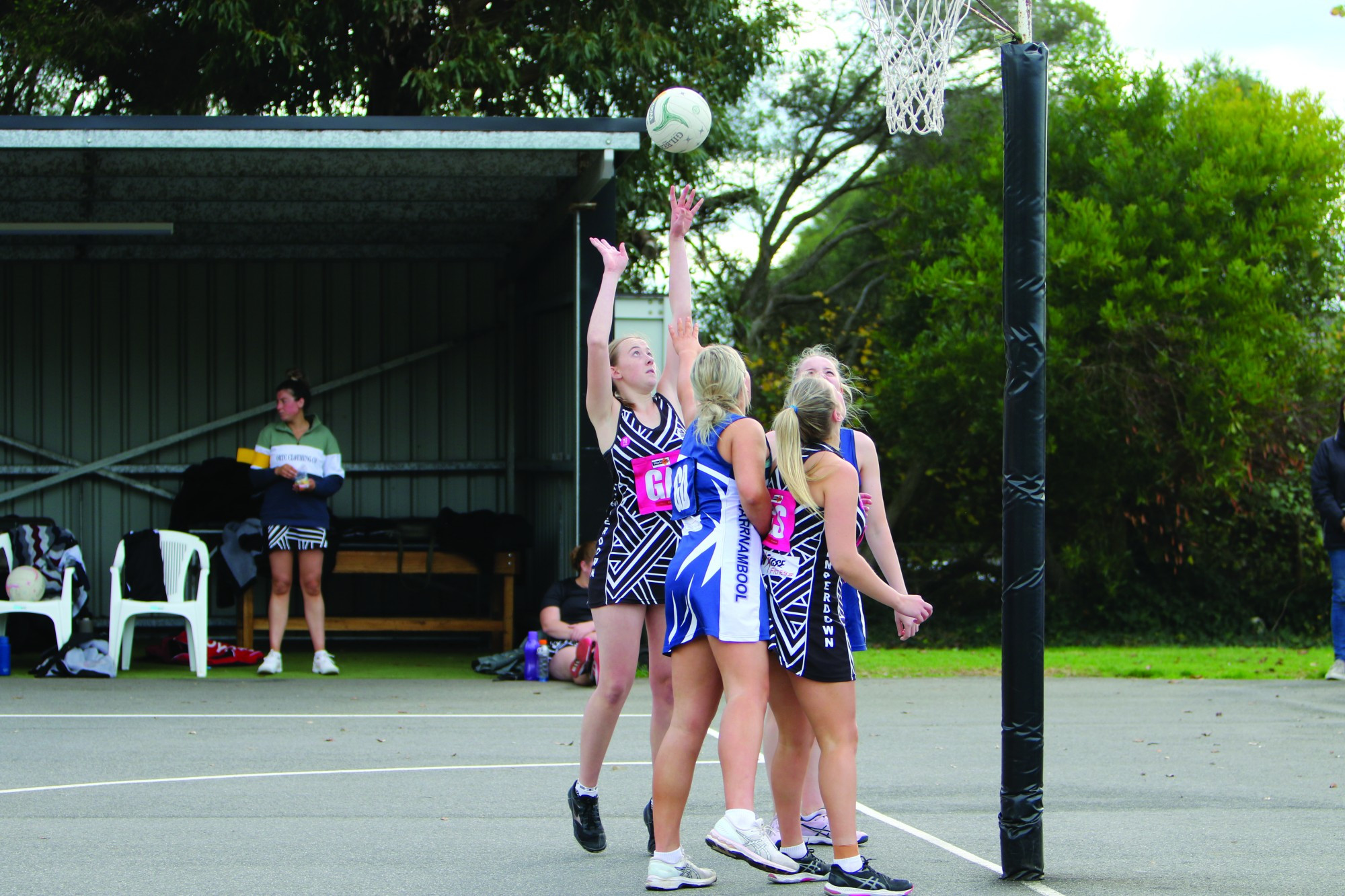 Mary Place shot 32 goals for the Magpies in their loss to Warrnambool on Saturday.