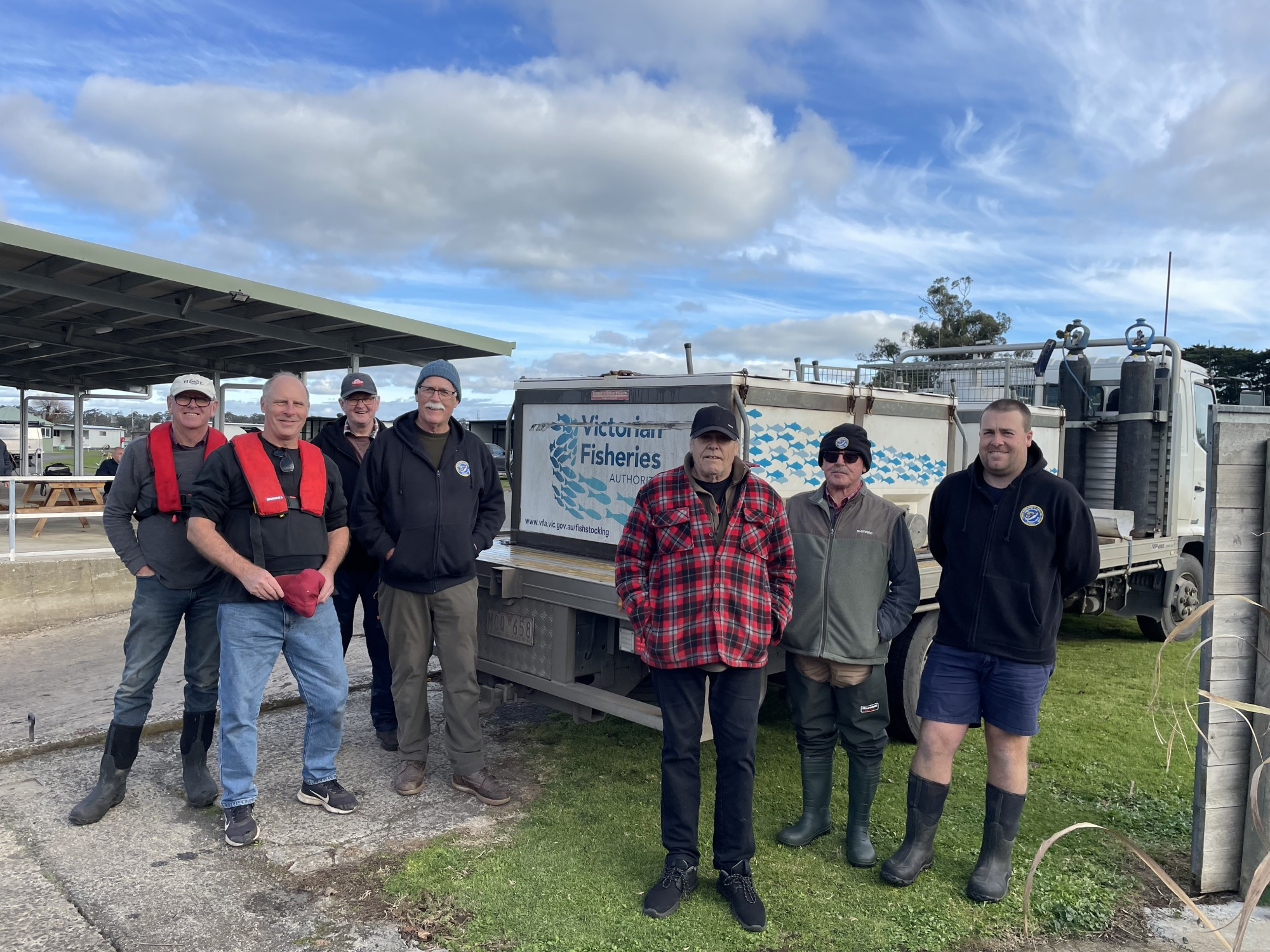 The release saw a mixture of Tiger Trout and Rainbow Trout released.